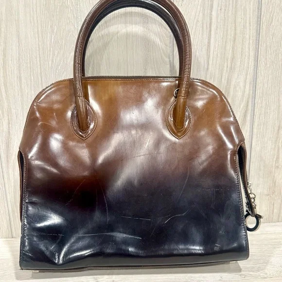 Ferragamo Brown Ombre Leather Tote 🥳HOST PICK🥳 - Picture 3 of 15